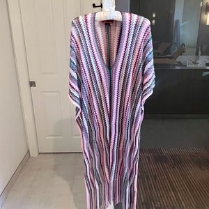 Missoni PAREO.  Chic swimsuit cover up, loungewear,cape, or over a slip dress.